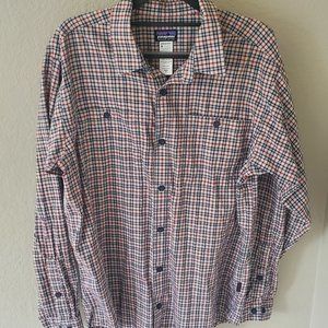 Patagonia Men's Long-Sleeve Shirt, Organic Cotton, Size M